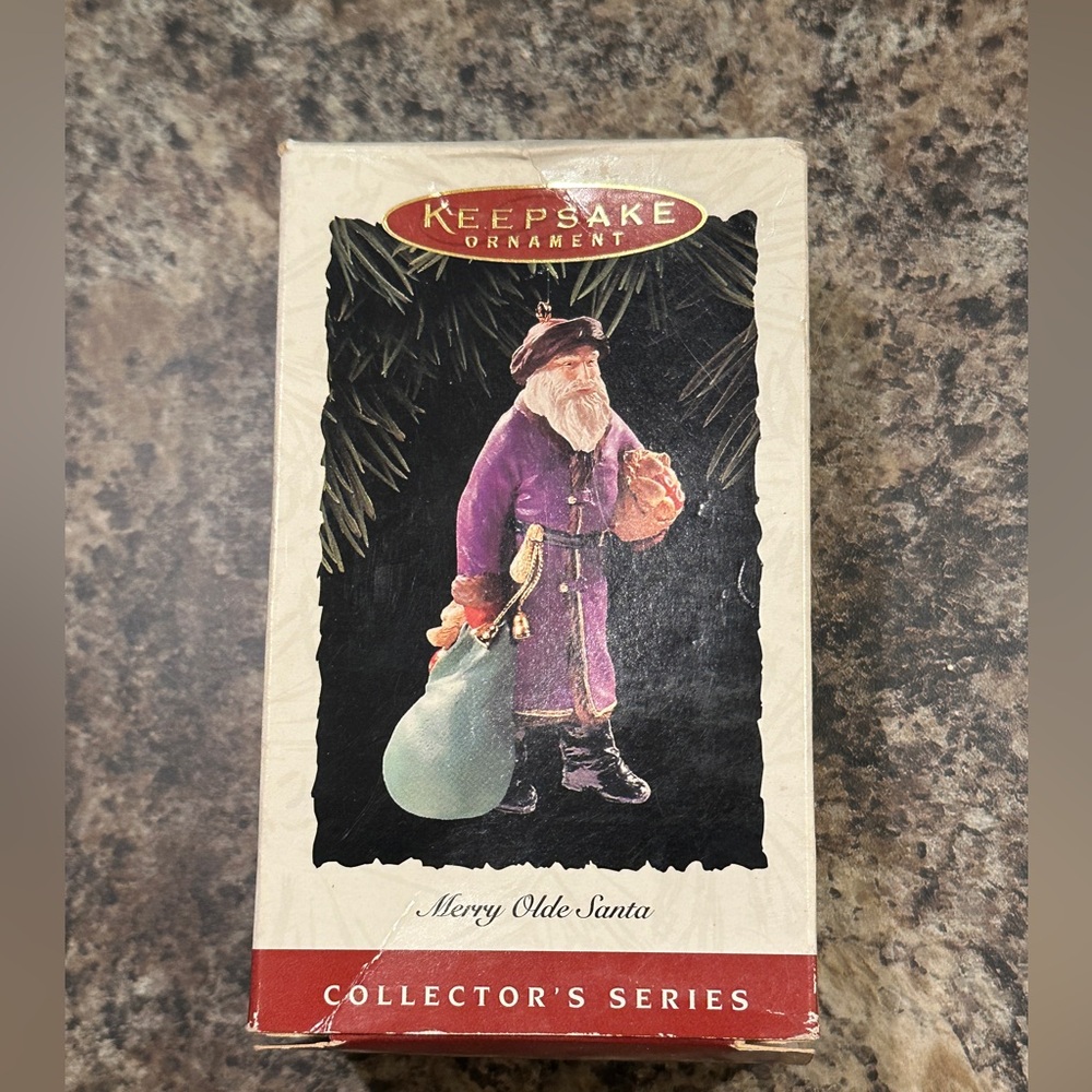 Hallmark Keepsake Merry Olde Santa Ornament in collector Series
